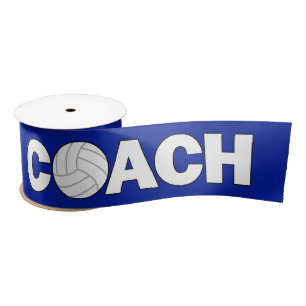 Volleyball-Trainer-kundenspezifisches Farbband Satinband
