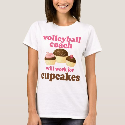 Volleyball-Trainer-(lustiges) Geschenk T-Shirt (Vorderseite)