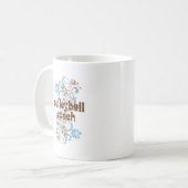 Volleyball-Trainer-Mädchen Kaffeetasse (Vorderseite Links)