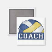 Volleyball-Trainer Magnet (Vorderseite/Rückseite)