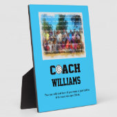 Volleyball-Trainer - Personalisiert Fotoplatte (Seite)