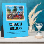 Volleyball-Trainer - Personalisiert Fotoplatte (Seite)