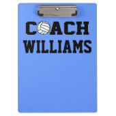 Volleyball-Trainer - personalisiert Klemmbrett (Vorderseite)