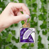 Volleyball-Trainer Personalisiert Volleyball-Schlü Schlüsselanhänger (Hand)