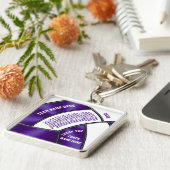 Volleyball-Trainer Personalisiert Volleyball-Schlü Schlüsselanhänger (Seite)