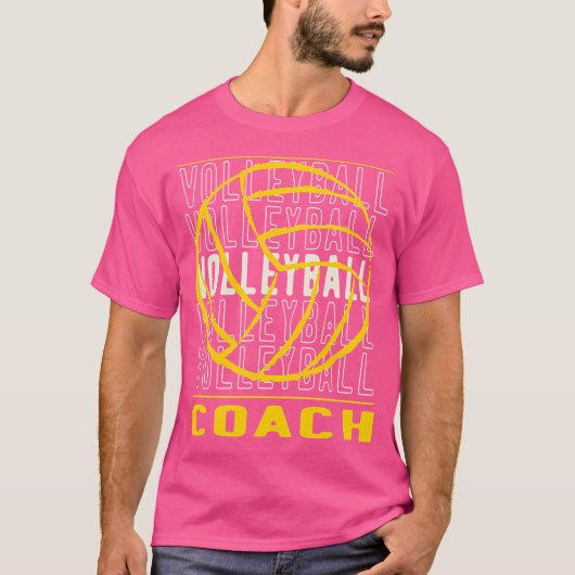 Volleyball-Trainer T-Shirt (Vorderseite)