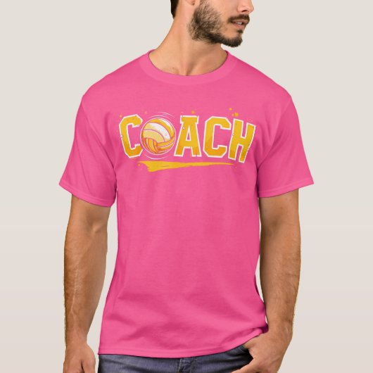 Volleyball-Trainer T-Shirt (Vorderseite)