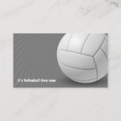 Volleyball-Trainer | Übungsstunden Visitenkarte (Rückseite)