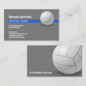 Volleyball-Trainer | Übungsstunden Visitenkarte (Vorne/Hinten)