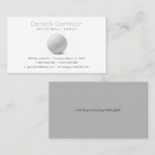 Volleyball-Trainer | Übungsstunden Visitenkarte (Vorne/Hinten)