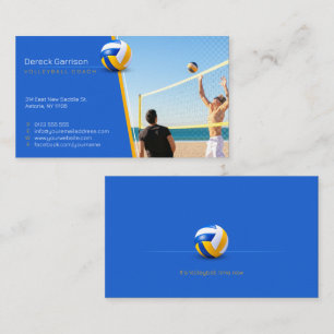 Volleyball-Trainer   Übungsstunden Visitenkarte