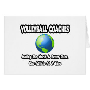 Volleyball-Trainer...Welt zu einem besseren Ort ma