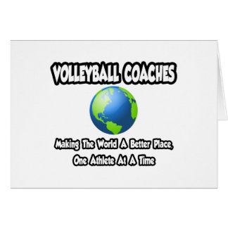 Volleyball-Trainer...Welt zu einem besseren Ort ma