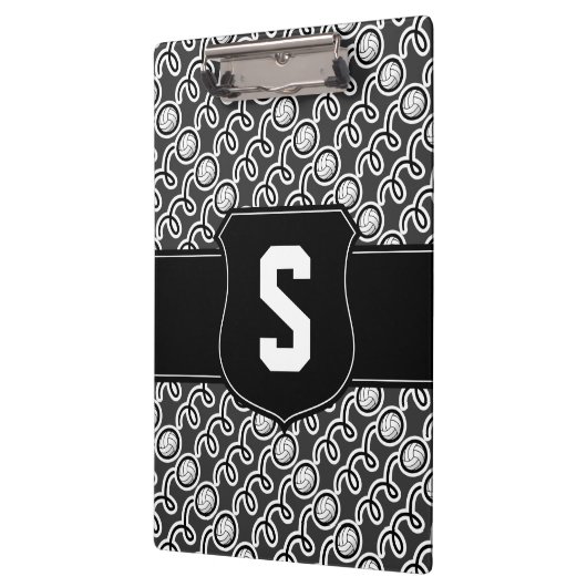 Volleyball-Trainer-Zwischenablage | Personalisiert Klemmbrett (Links)