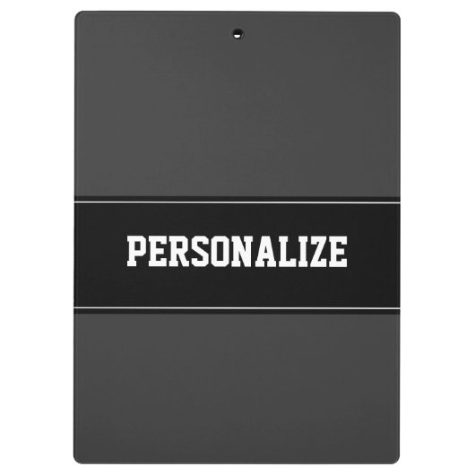 Volleyball-Trainer-Zwischenablage | Personalisiert Klemmbrett (Rückseite)