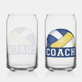 Volleyball-Trainerglas Dosenglas (Rückseite)