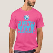 Volleyball-Trainertrainer Spiel Beach Volleyball T-Shirt (Vorderseite)