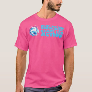 Volleyball-Trainertrainer Spiel Beach Volleyball T-Shirt