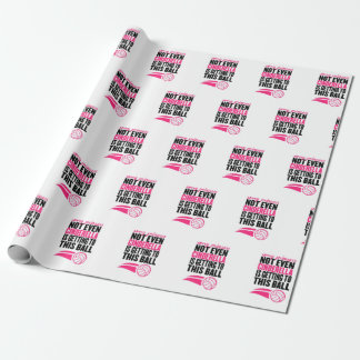 Volleyball: Traurige Prinzessin Ball Geschenkpapier