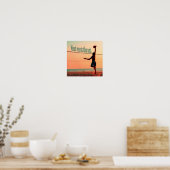 Volleyball trifft mich im Netz Poster (Küche)