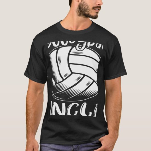 Volleyball Uncle For Family Matching Players Team  T-Shirt (Vorderseite)