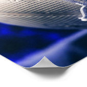 Volleyball- und Netzteam-Coach Poster (Ecke)