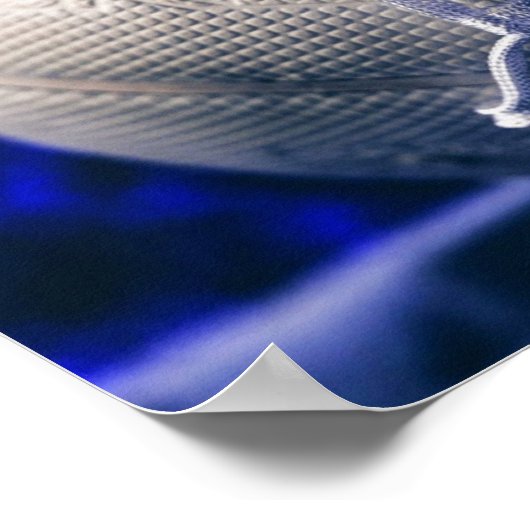 Volleyball- und Netzteam-Coach Poster (Ecke)