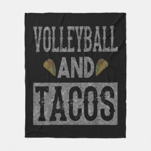 Volleyball und Tacos Fun Taco gestört Fleecedecke
