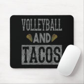 Volleyball und Tacos Fun Taco gestört Mousepad (Mit Mouse)