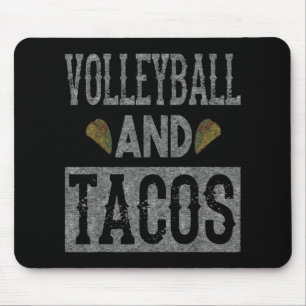 Volleyball und Tacos Fun Taco gestört Mousepad