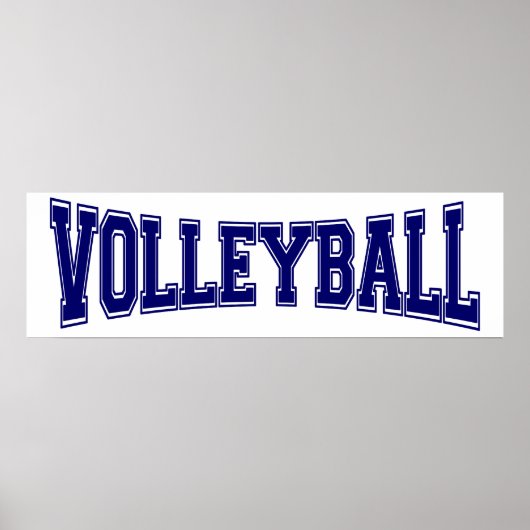 Volleyball-Universität Poster (Vorne)