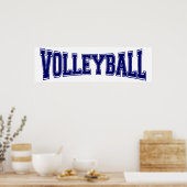 Volleyball-Universität Poster (Küche)