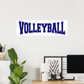 Volleyball-Universität Poster (Heimbüro)