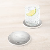 Volleyball-Untersetzer Sandstein Untersetzer (Seite)