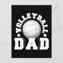 Volleyball Vater Alte Schule Elegante Postkarte