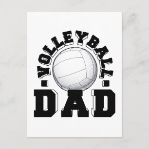 Volleyball Vater Alte Schule Geschenke Ideen Postkarte