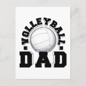 Volleyball Vater Alte Schule Geschenke Ideen Postkarte (Vorderseite)