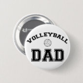 Volleyball-Vater Button (Vorne & Hinten)