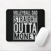 Volleyball Vater Direkt Ausflug Geld ich Spaß Mousepad (Mit Mouse)