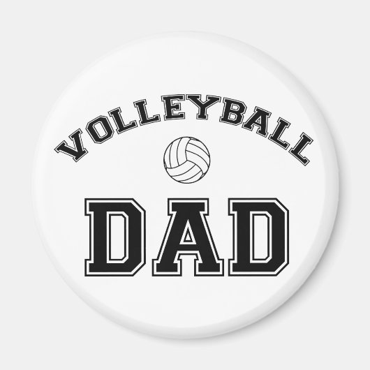 Volleyball-Vater Magnet (Vorne)