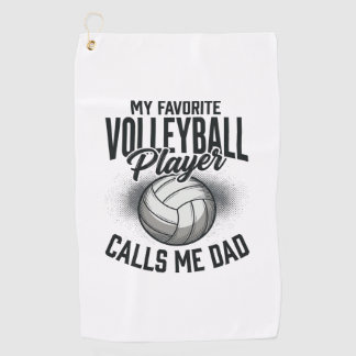 Volleyball-Vater Mein Lieblingsspieler nennt mich Golfhandtuch