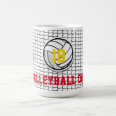 VOLLEYBALL VATER Net Player NUMMER Ball Sports Fun Verwandlungstasse (Zentrum)