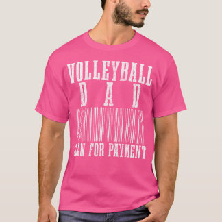 Volleyball-Vater suchen nach Zahlungsfristen Funny T-Shirt