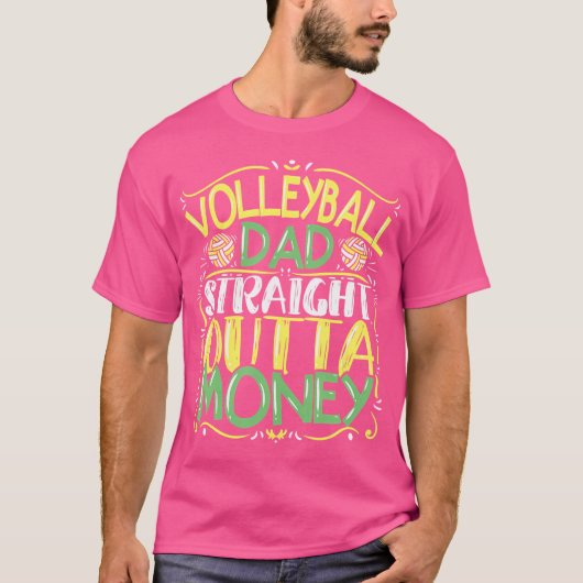 Volleyball-Vater T-Shirt (Vorderseite)