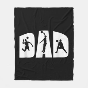 Volleyball Vater Vater Beach Volleyball Spieler Fa Fleecedecke
