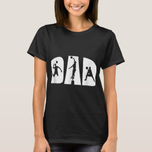 Volleyball Vater Vater Beach Volleyball Spieler Fa T-Shirt