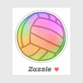 Volleyball Vinyl Aufkleber (Blatt)