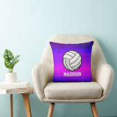 Volleyball, Violet Blue und Magenta Kissen (Stuhl )