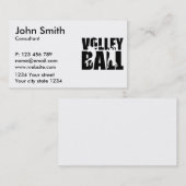 Volleyball Visitenkarte (Vorne/Hinten)