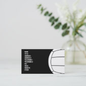 Volleyball-Visitenkarte Visitenkarte (Stehend Vorderseite)